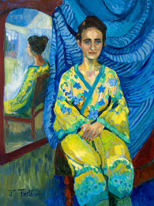 Yellow Kimono, 2016 (oil on canvas)