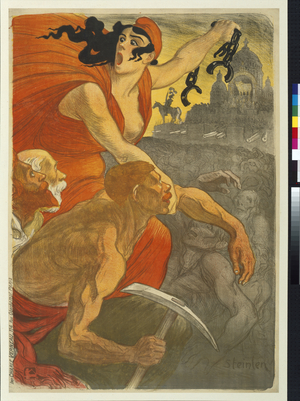 Le petit Sou - Journal de Défense Sociale, 1900 (lithography)