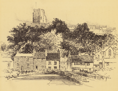 Clitheroe Castle (litho)