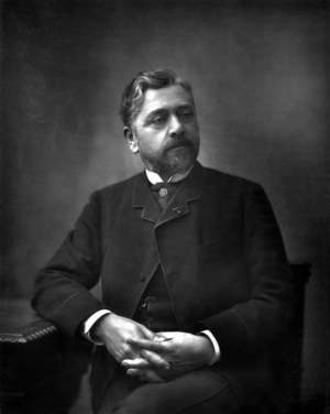 Gustave Eiffel (1832-1923) french engineer and architect, photo by Pirou