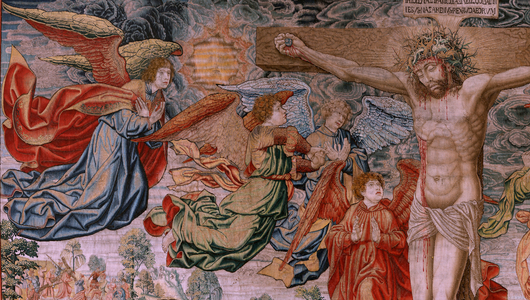Flemish tapestry.