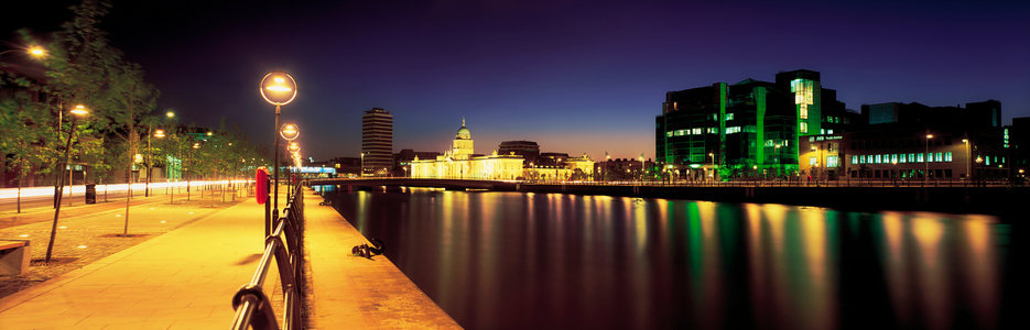 Custom House And Ifsc, River Liffey, Dublin, Ireland (photo)