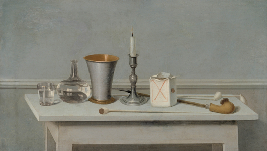 Still life with candle, c.1795-97 (oil on canvas)