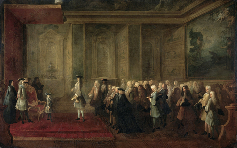 The Reception of Cornelis Hop, 1720-1729 (oil on canvas)