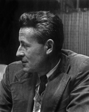 Paul-Emile Victor (1907-1995) french explorer and ethnologist, here during Winter, 1947-48 (b/w photo)