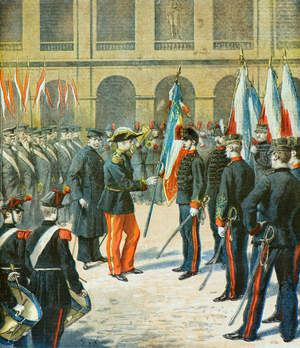 The Presentation of Flags, 1894 (illustration)