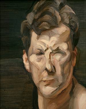 Man's Head (Self Portrait III) 1963 (oil on canvas)