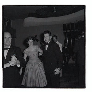 Publicity Club Christmas Party at Donovan Maule Theatre, 22nd December 1958 (b/w photo)