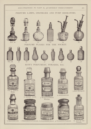 Illustration for S Maw, Son & Thompson’s  medical catalogue, 1891 (engraving)