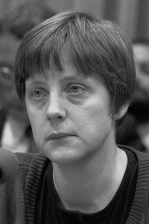 Angela Merkel, CDU, 1990 (photo)