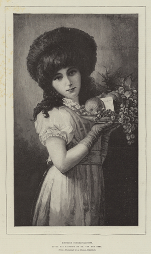 Birthday Congratulations (engraving)