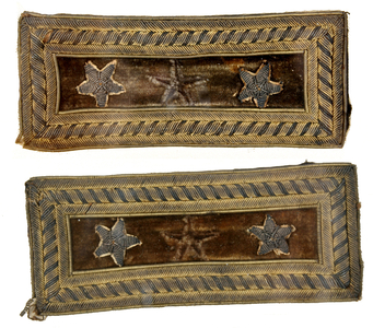 Major General Joshua L. Chamberlain's Shoulder straps worn at Appomattox