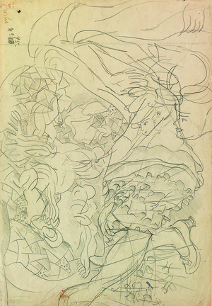 Idea for a resurrection (pencil on paper)