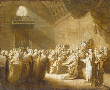 The Death of the Earl of Chatham, 1779 (oil on canvas)