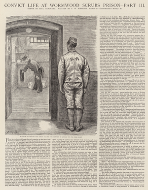 Convict Life at Wormwood Scrubs Prison (engraving)