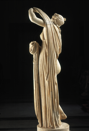 Roman art: Farnese Collection - Venus Callipige - rear - Archaeological National museum - MANN, Naples, Italy