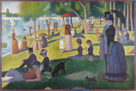 A Sunday Afternoon on the Island of La Grande Jatte, 1884-86 (oil on canvas)