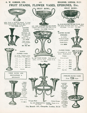 Page from Gamage's General Catalogue (96th edition), c.1927 (litho)