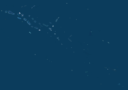 Tuamotu Archipelago And Gambier Islands, French Polynesia, French Overseas, Oceania, True Colour Satellite Image