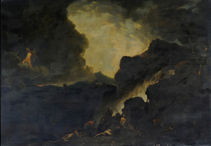 The Slaughter of the Children of Niobe (oil on canvas)