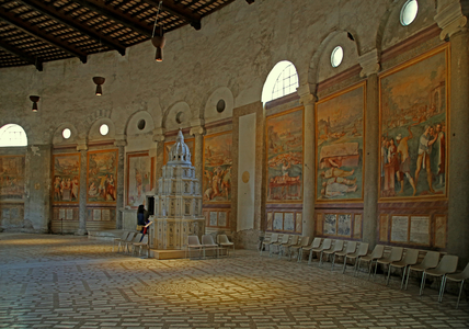 Interior view, Santo Stefano al Monte Celio, Rome, Italy (photo)
