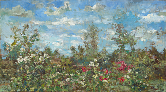 The Abundance of June, 2018 (Oil on Panel)