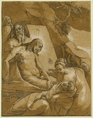 The Entombment (woodcut)