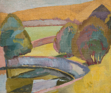 The Pond, Charleston, 1916 (oil on canvas )