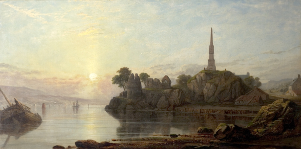 On The Clyde, 19th century (oil on canvas)