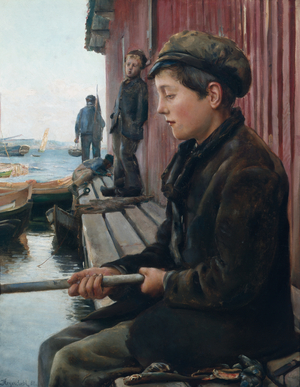 Fisherman boy, 1887 (painting)
