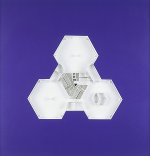 Rank Xerox building, Dusseldorf, 1990 (painted wood construction)