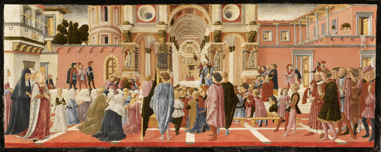 St. Bernardino Preaching, c.1462-63 (oil on canvas)