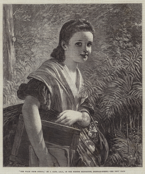 The Walk from School (engraving)