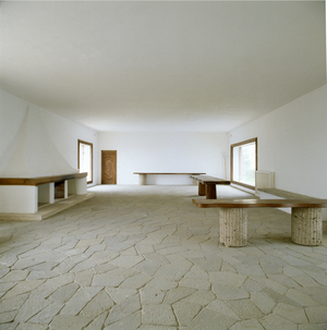 Contemporary architecture : Living room - Casa Malaparte, 1938-1940