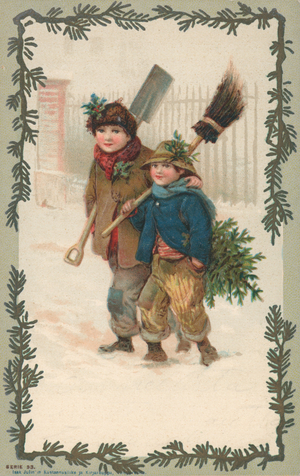 German Christmas card (colour litho)