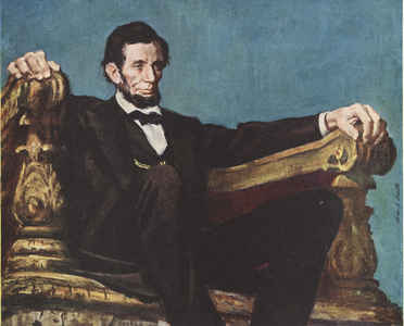 Abraham Lincoln Magazine Plate, USA, 1840s & Pre