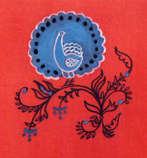 Illustration from 'The Scarlet Flower' by Sergey Aksakov, 1858, 1989 (gouache on paper)