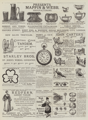 Page of Advertisements (engraving)