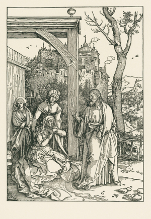 Christ taking leave of his Mother, c.1504 (woodcut)