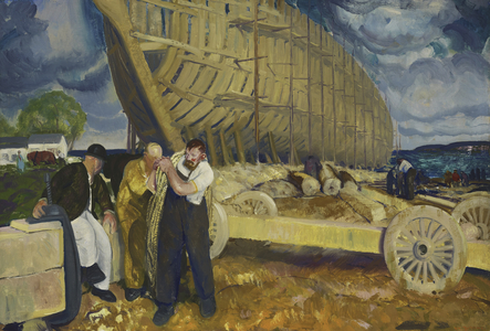 Builders of Ships, 1916 (oil on canvas)