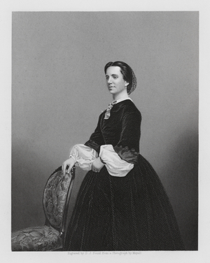 Marcella Lotti de la Santa, Italian opera singer (engraving)