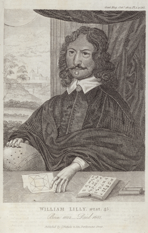 Portrait of William Lilly (engraving)