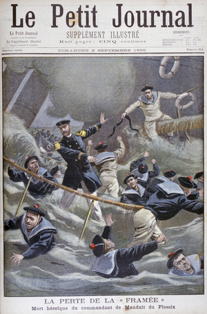 Death of Captain Henri de Mauduit du Plessix, 1900