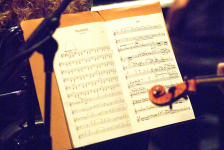 Sheet music for Novecento
