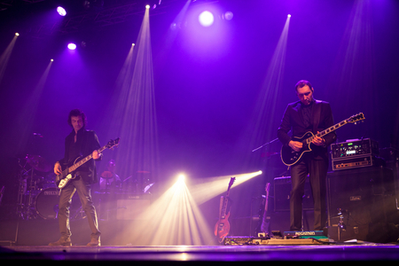 Fabrizio Palermo and Luigi Schiavone, Enrico Ruggeri in concert, Milan, Italy, 2014 (photo)
