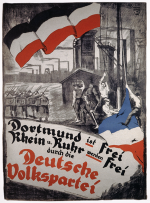Occupation of the Ruhr, 1923 (poster)