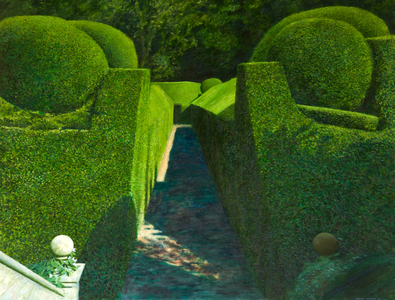 Castle Garden (oil on canvas)