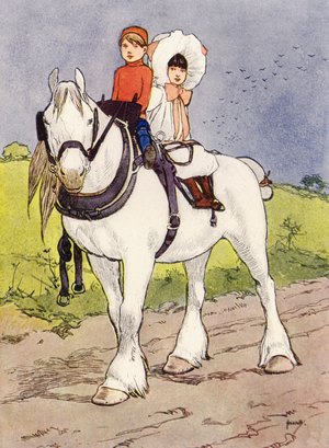 "We did enjoy that ride" (colour litho)