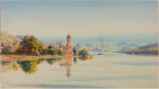 Stolzenfels (pencil & w/c on paper)