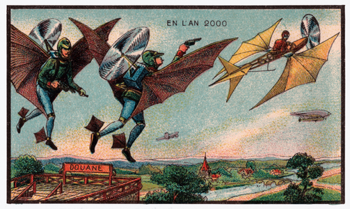Flying customs officers, c.1910